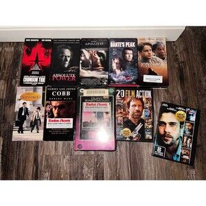 Vintage classic vhs tape dvd collection lot of 10